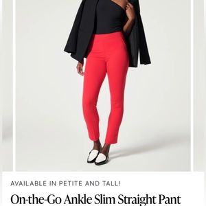 Spanx On-the-Go Ankle Slim Straight Pant